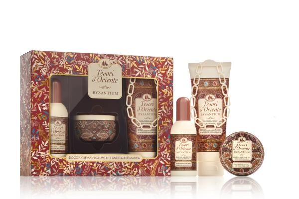 Tesori d'Oriente Assorted Christmas Gift Set Aromatic Perfume and Soap